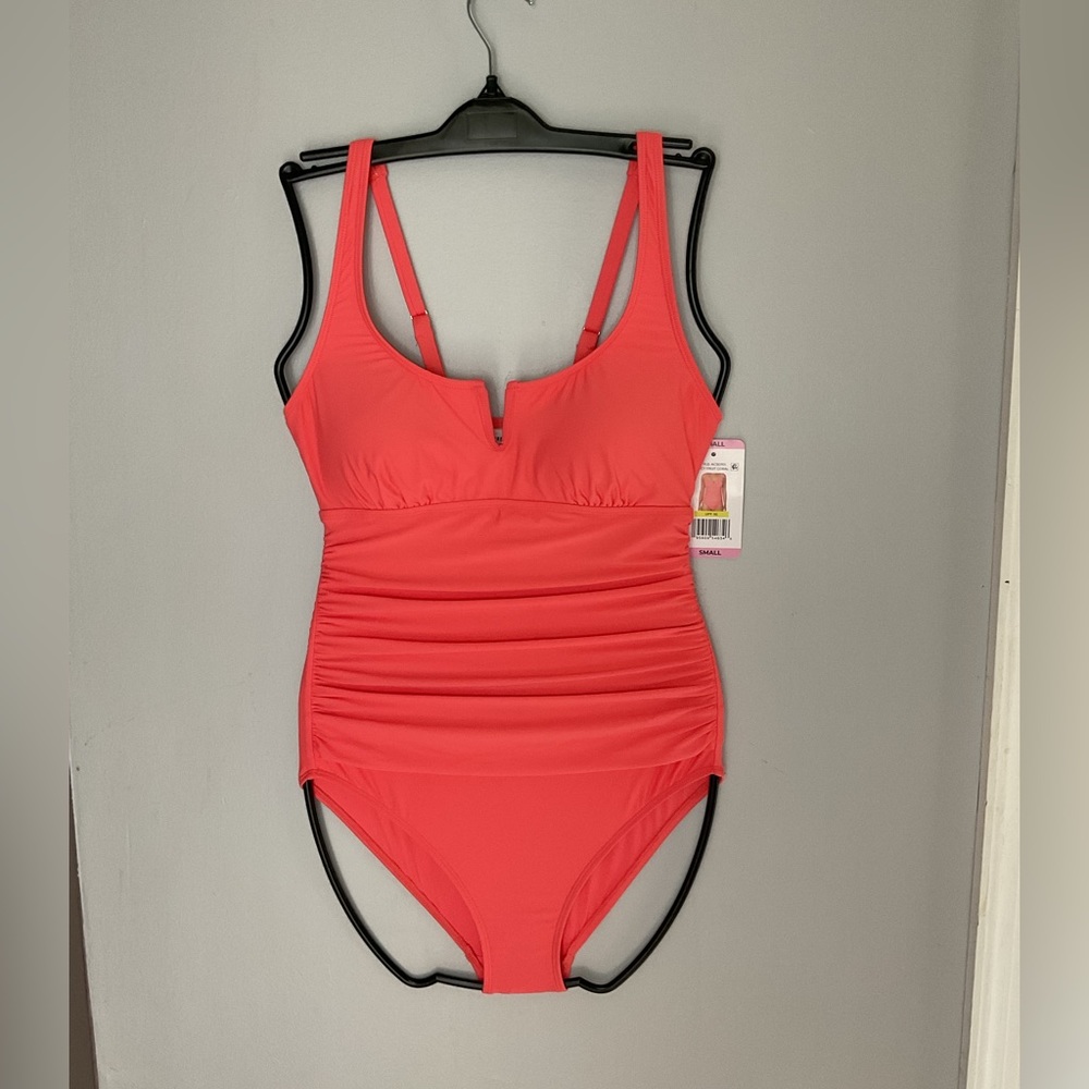 NWT Anne Cole One piece swimsuits 	SIZE S color - Juicy Fruit Coral